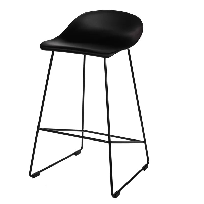 Scaun de bar Middletown, metal/polipropilena, 82 x 47 x 46 cm