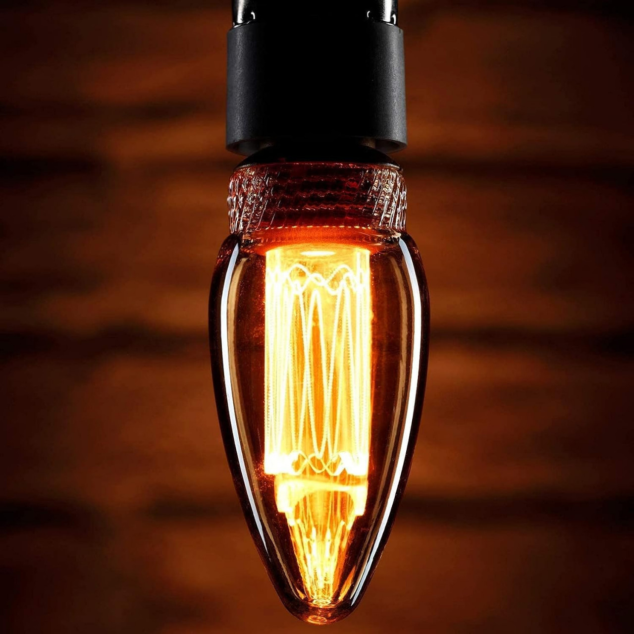 Poze Set de 2 becuri Esip, LED, E14, sticla, 3,5 x 10,4 cm, 2W