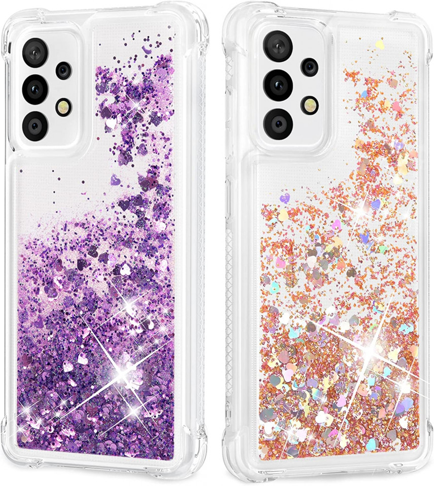 Set de 2 huse de protectie pentru Samsung Galaxy A33 5G Anshow, TPU, multicolor, 6,4 inchi