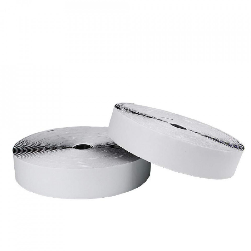 Set de 2 role banda adeziva puternica Xigule, nailon, negru, 25 m x 20 mm