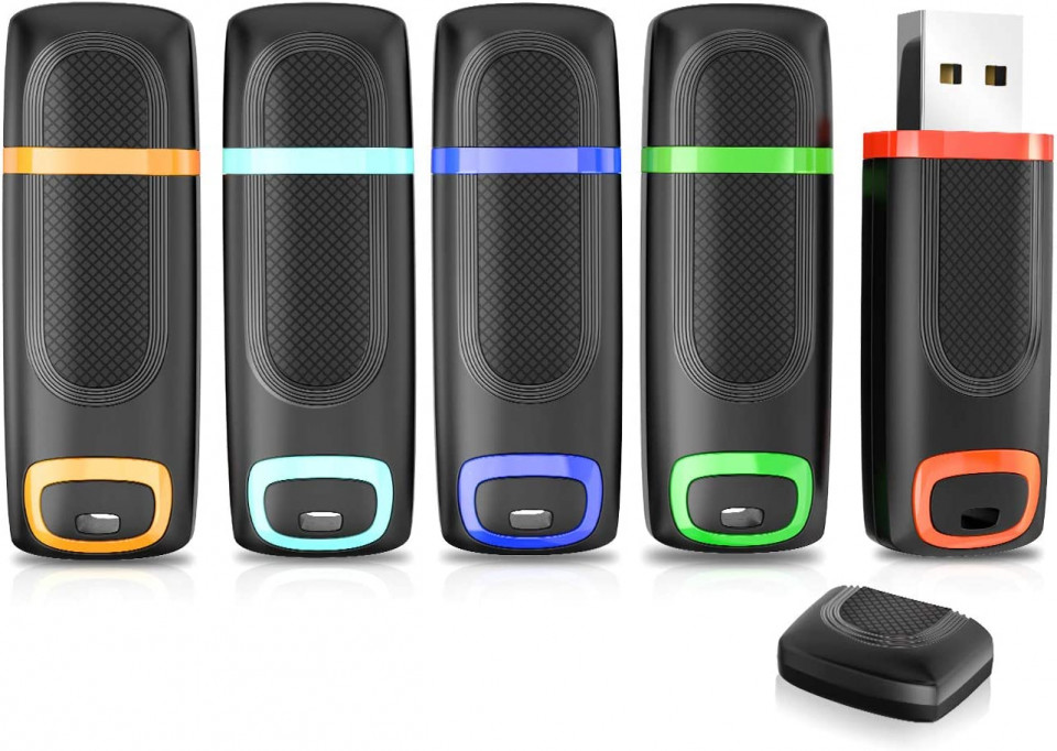 Set de 5 stick-uri de memorie USB 3.0 Vansuny, multicolor, 64 GB