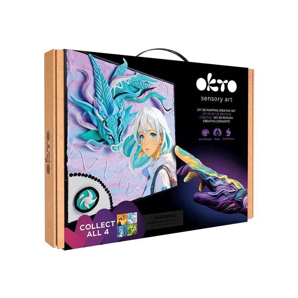 Set pictura 3D cu argila usoara, 30*40cm - Manga - Air
