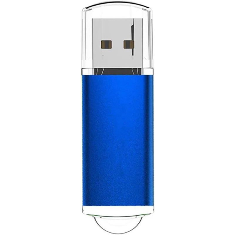 Stick de memorie USB Fhodigogo, metal, albastru, 64 GB, ‎10 x 7,7 x 1,2 cm 10° imagine noua
