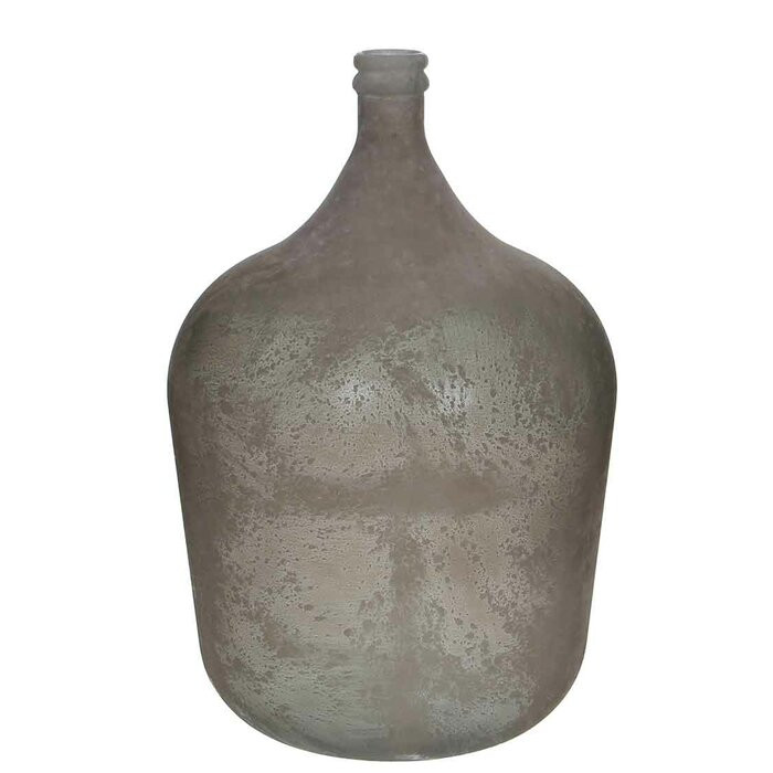 Vaza Meena, sticla, gri, 56 x 40 x 40 cm chilipirul-zilei.ro