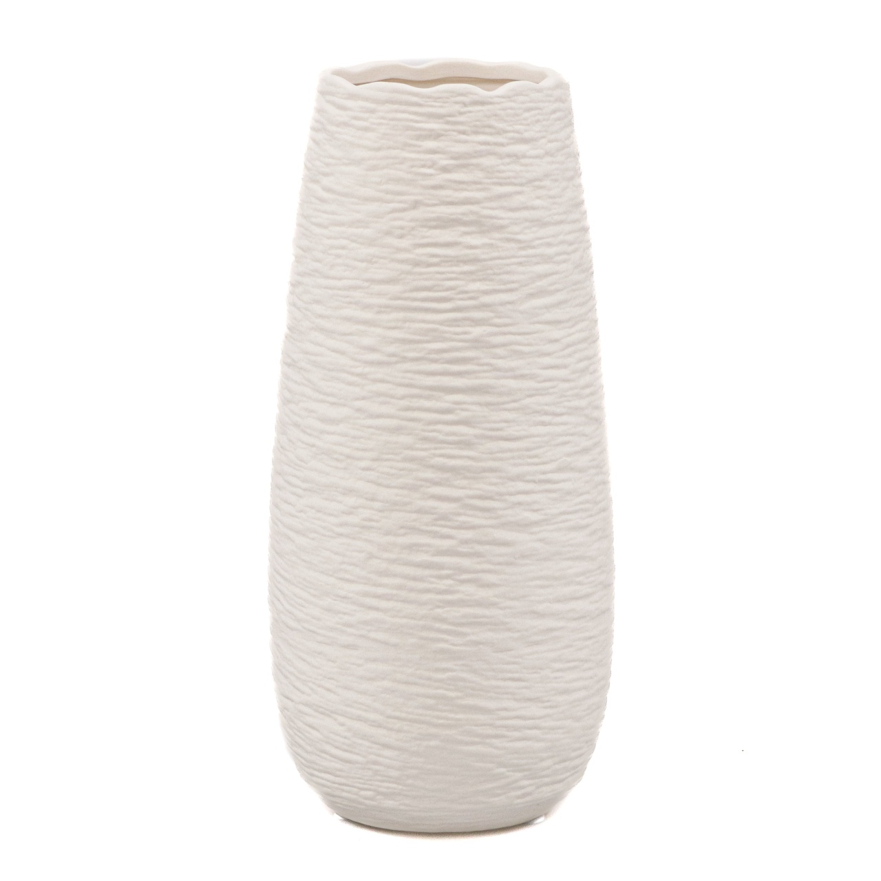 Vaza Sab, Ceramica, Alb, 23cm