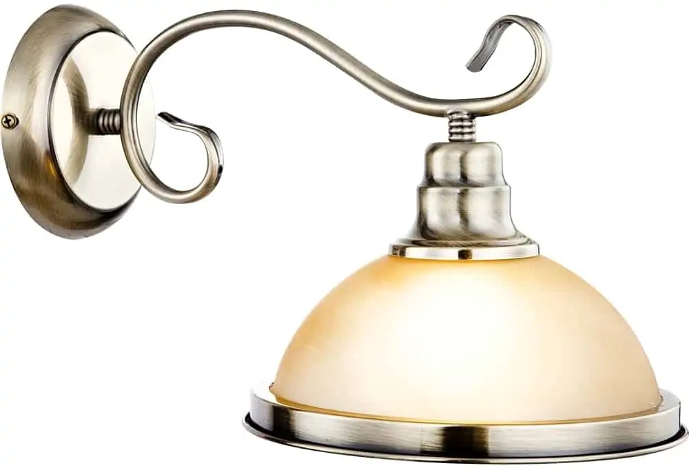Aplica Globo Lighting Sassari, 1xE27, auriu-bronz