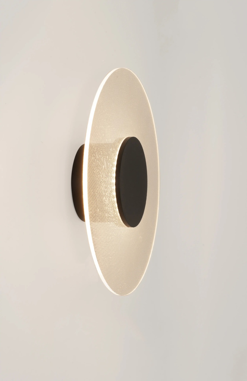 Aplica LED Mantra Venus, 9W, 3000K, 52x225 mm, negru