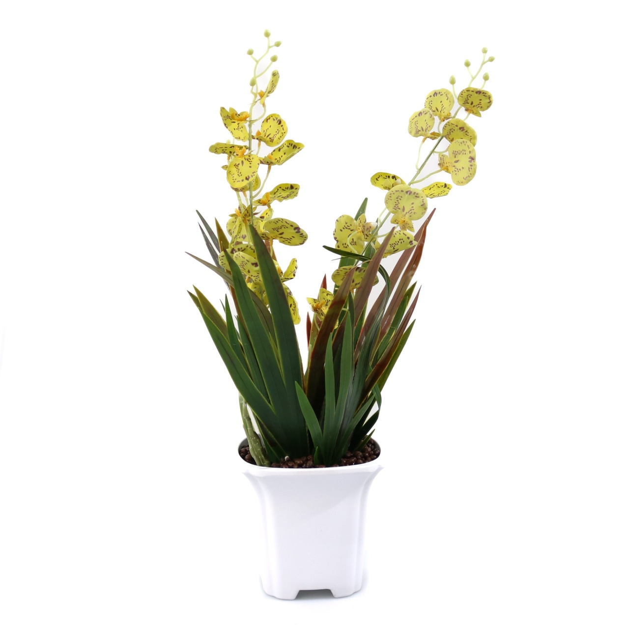 Aranjament cu Flori Artificiale, Summer, Galben, 45cm