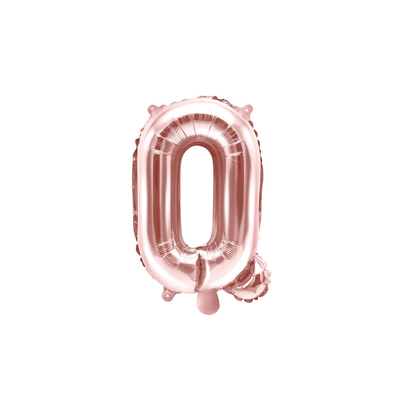 Balon aniversar Maxee, litera Q, roz, 40 cm chilipirul-zilei imagine noua