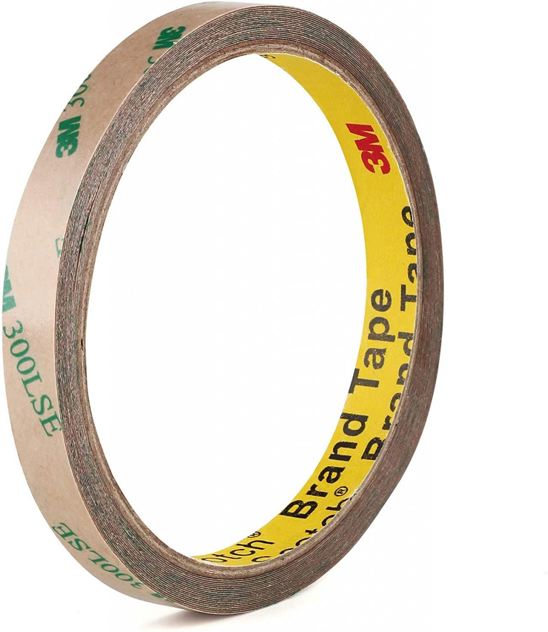 Banda adeziva fata-verso Llpt, spuma, transparent/verde, 5 m x 10 mm