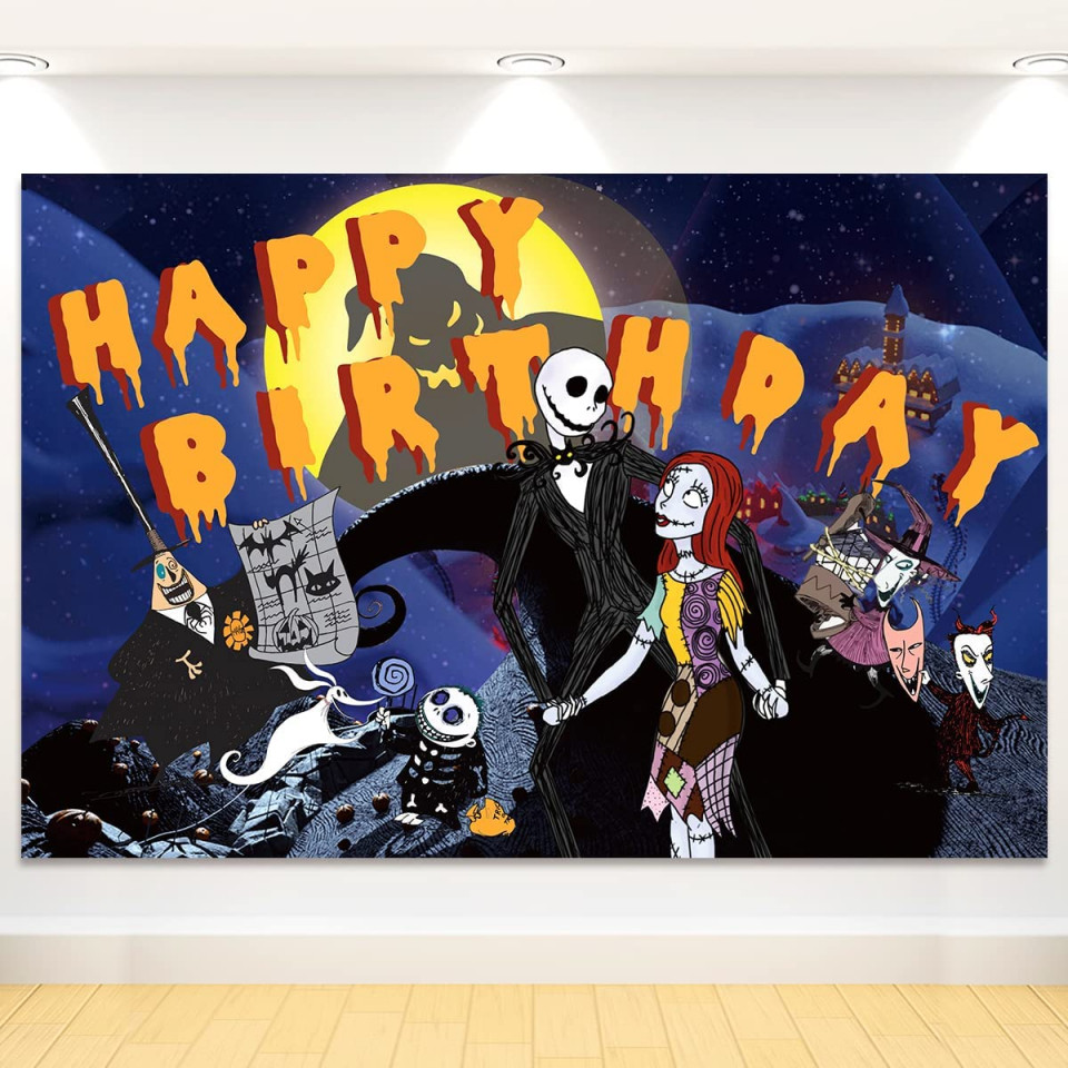 Banner pentru petrecerea de Halloween WILDPARTY, textil, multicolor, 90 x 150 cm 150 pret redus