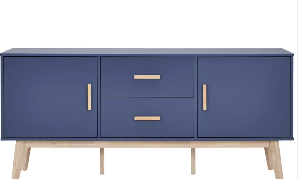 Bufet / comoda TV MID.YOU, albastru, 160/72/40 cm