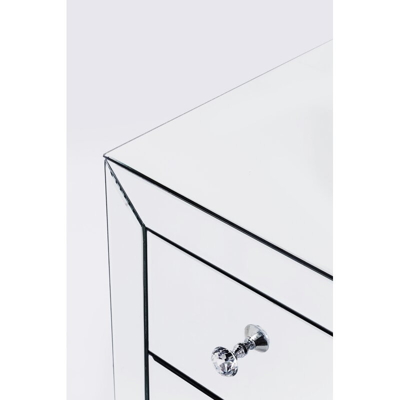 Bufet Luxury, MDF, alb, 83,5 x 88 x 41 cm image1