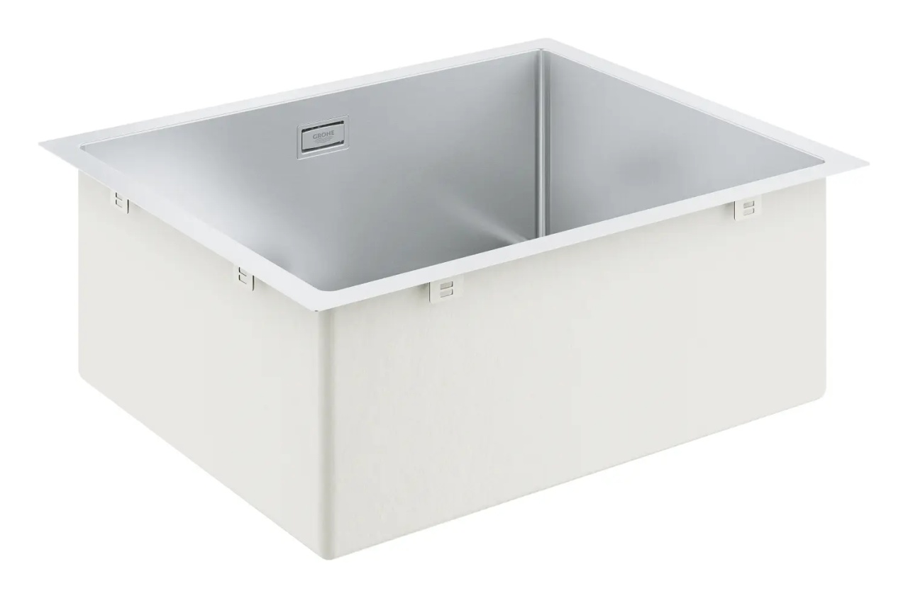 Chiuveta otel inoxidabil Grohe K700 31726SD0, 1 cuva, 550 x 450 mm, kit de scurgere inclus, Inox, Resigilat, Grad A