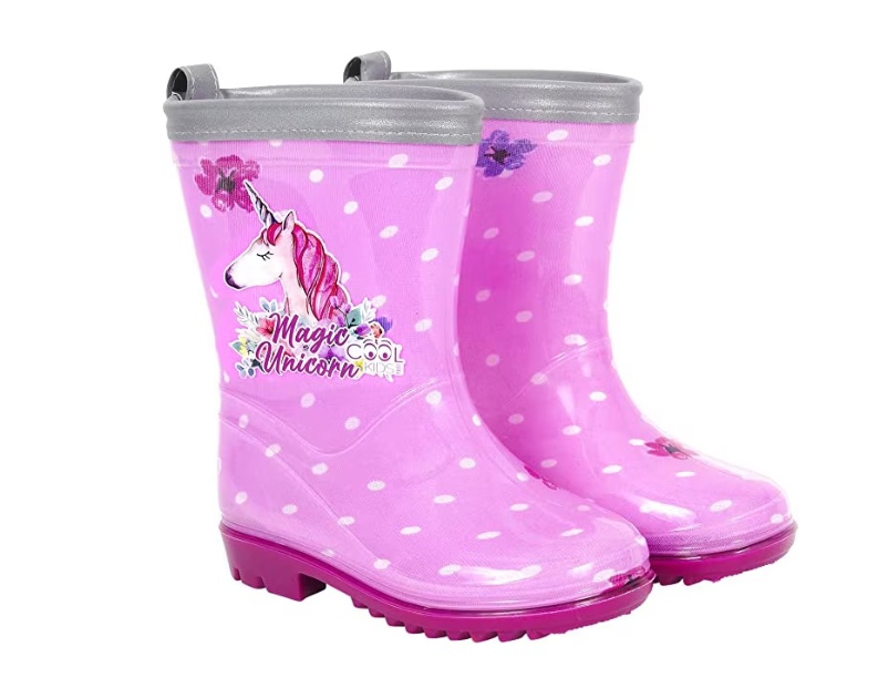 Cizme de cauciuc Perletti magic unicorn marime 30 31 roz