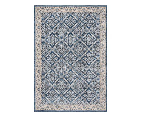 Poza Covor Bryn, textil, fildes/albastru, 160 x 229 cm