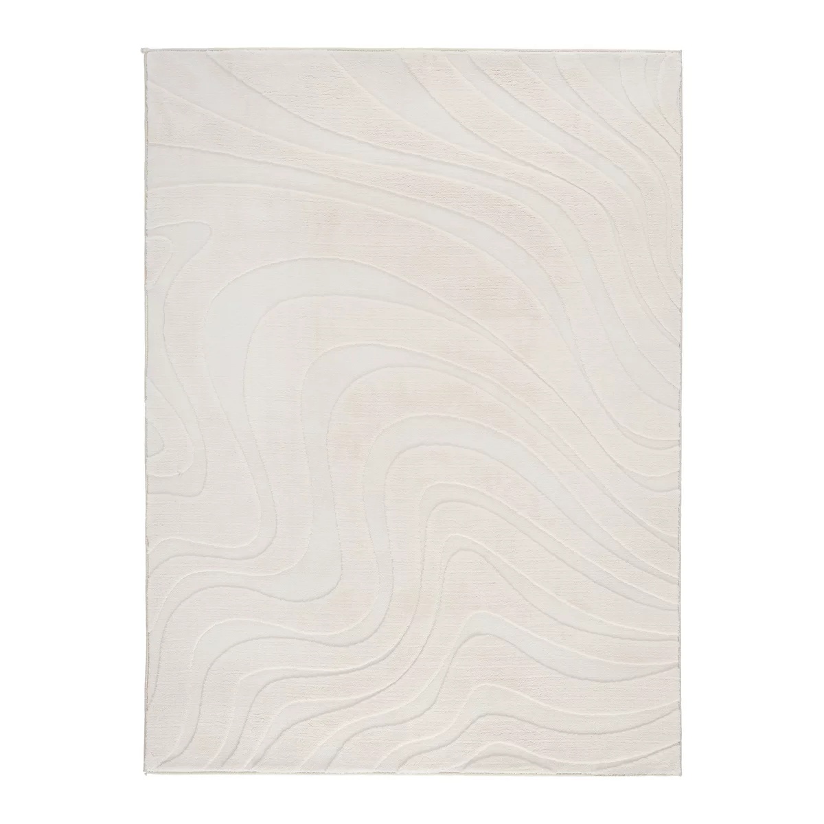 Covor din blana artificiala New Wave 1 bej, aprox. 80x150cm