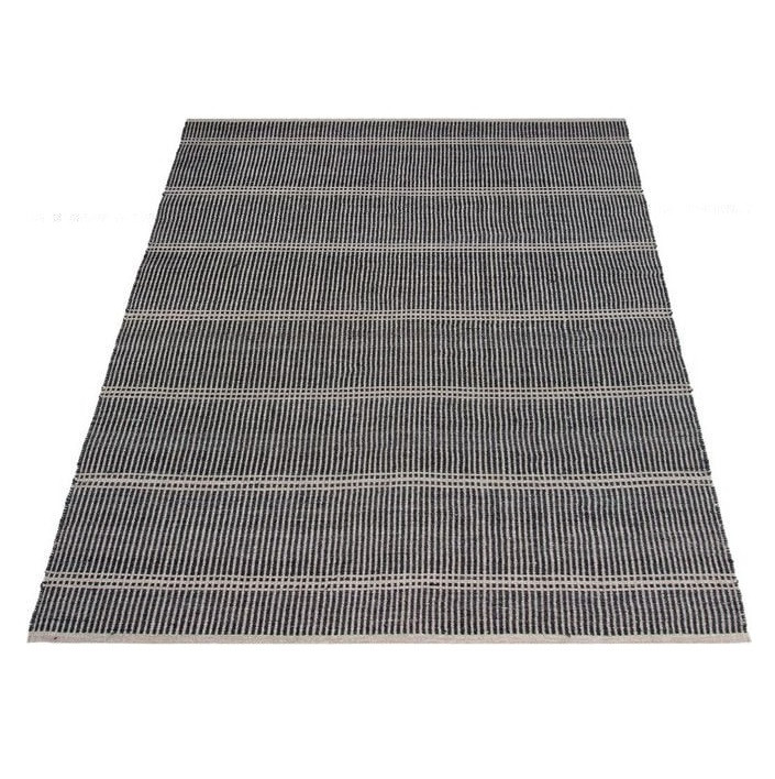 Covor Timbers, textil, negru/gri, 240 x 320 cm
