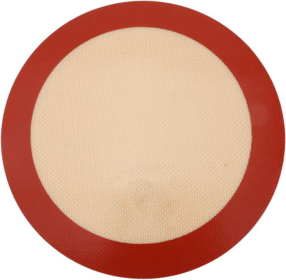 Covoras de copt Delaman, silicon/ fibra de sticla, rosu, 23 cm