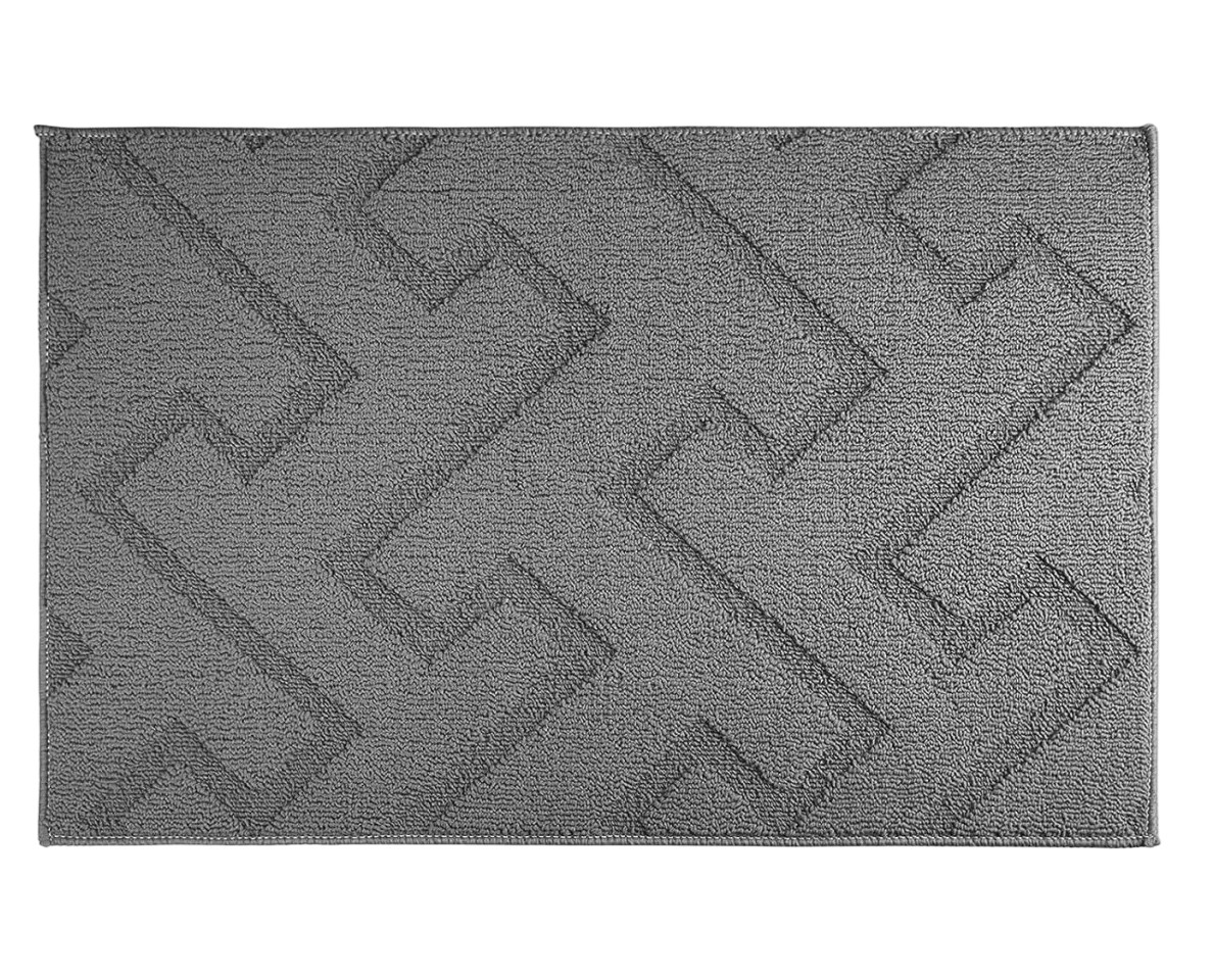 Covoras de intrare Gutesem, polipropilena, gri, 50 x 80 cm