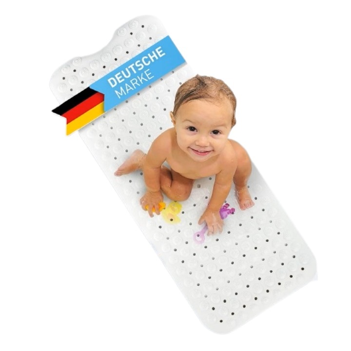 Covoras pentru cada, anti-alunecare, FLIPLINE, 100% fara BPA, pentru copii si bebelusi, 100 x 40 cm, resigilat