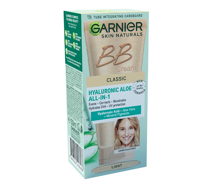 Crema BB Garnier Skin Naturals multifunctionala de zi, nuanta deschisa, 50 ml, Resigilat, Grad A