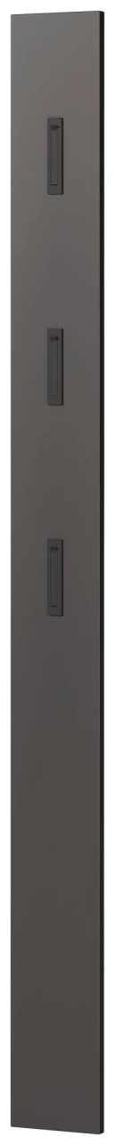 Cuier / panou de hol cu 3 carlige, 15/170/3 cm