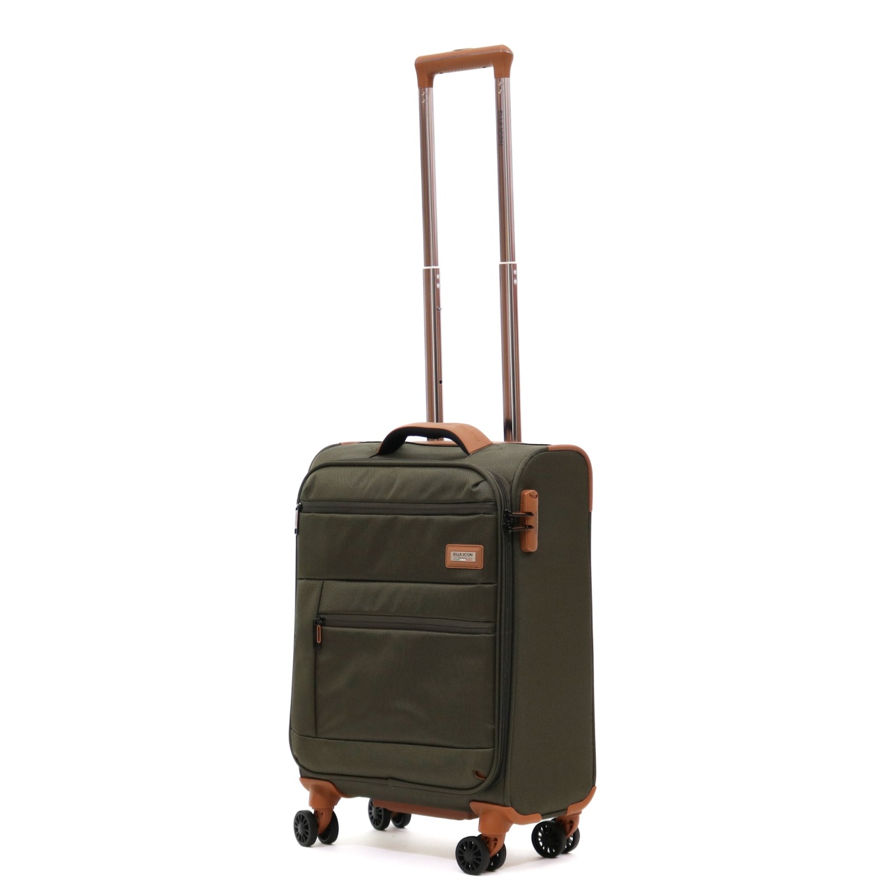 Ella Icon - Troler Atena Verde Textil - 55X36X22 Cm