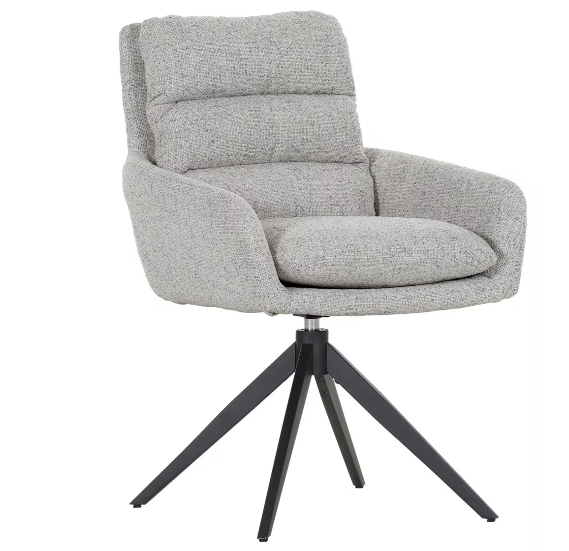 Fotoliu rotativ, gri, 60/89/69 cm