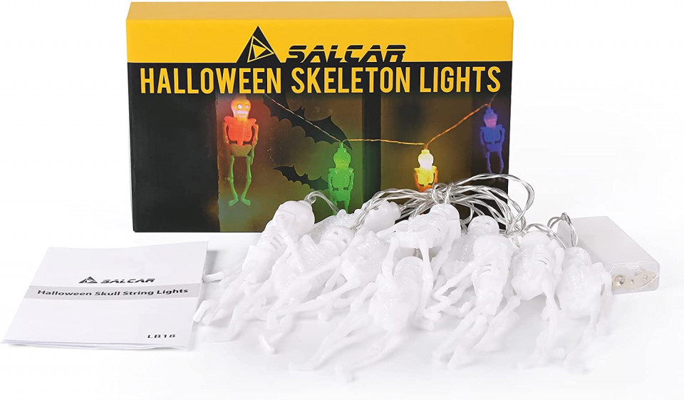 Poza Instalatie pentru Halloween Salcar, LED, multicolor, 1,5 m