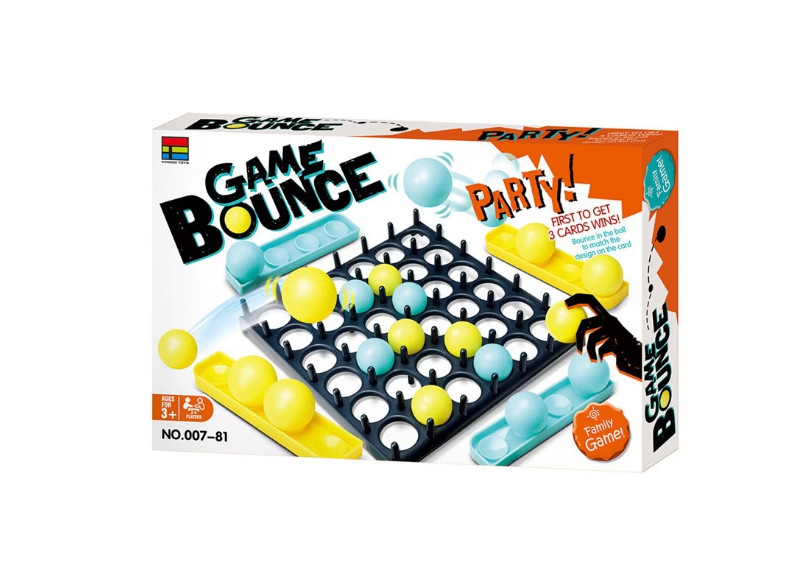 Joc interactiv Bounce Game MEISHANG, plastic, albastru/negru/galben