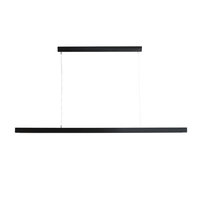 Lustra tip pendul Buehler, metal, neagra, 80 x 126 x 4 cm, 60w 126