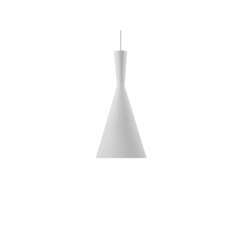 Lustra tip pendul Raghul, metal, alb, 19 x 30 x 190 cm