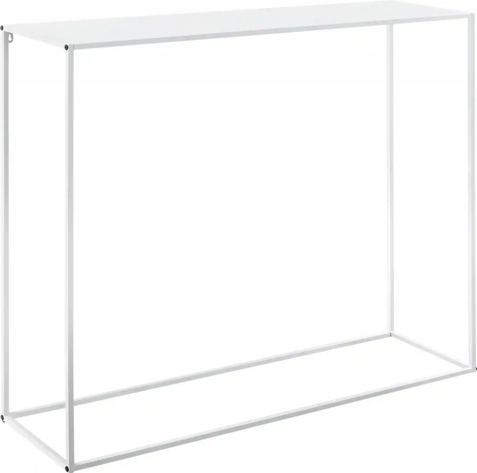 Masa tip consola Tricia, metal, alb, 95 x 110 x 32 cm chilipirul-zilei.ro/ imagine model 2022