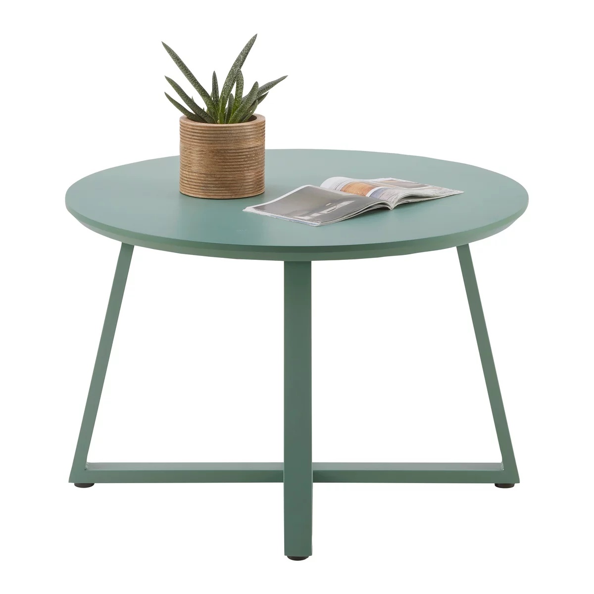 Masuta de cafea Brava verde, 70/45cm