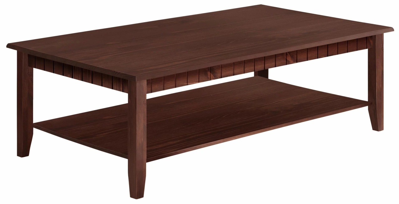 Masuta de cafea Pohl, lemn masiv, 120 cm latime