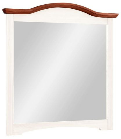 Oglinda Home Affaire, alb/maro, 94 x 94 x 4 cm chilipirul-zilei.ro imagine noua elgreco.ro