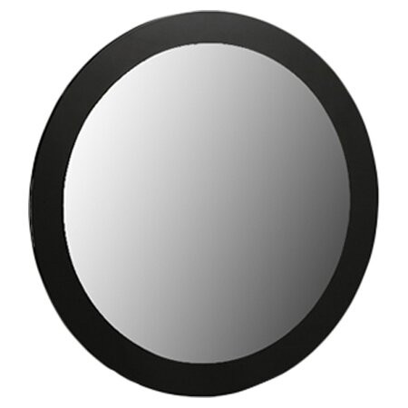 Oglindă rotundă pentru masa de toaleta, negru, 80 x 80 cm chilipirul-zilei.ro