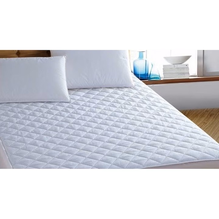 Protectie saltea impermeabila si matlasata Siena Home, prindere cu elastic, dimensiunea 160x200 cm