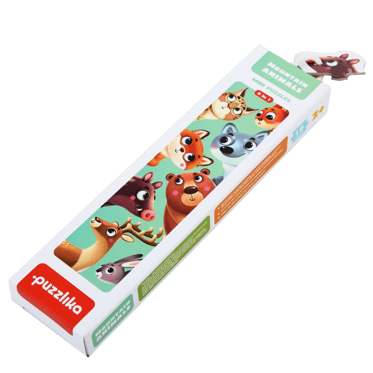 Puzzle &quot;Animalutele de la Munte&quot;, 16 piese, 2 ani +