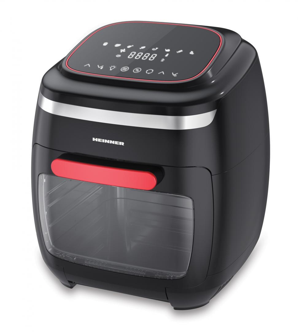 RESIGILAT – FRITEUZA CU AER CALD HEINNER HAF-B2000FB, Putere 2000W, Capacitate cos 4.5L, 8 programe, Afisaj digital, Termostat reglabil: 30-200˚C,