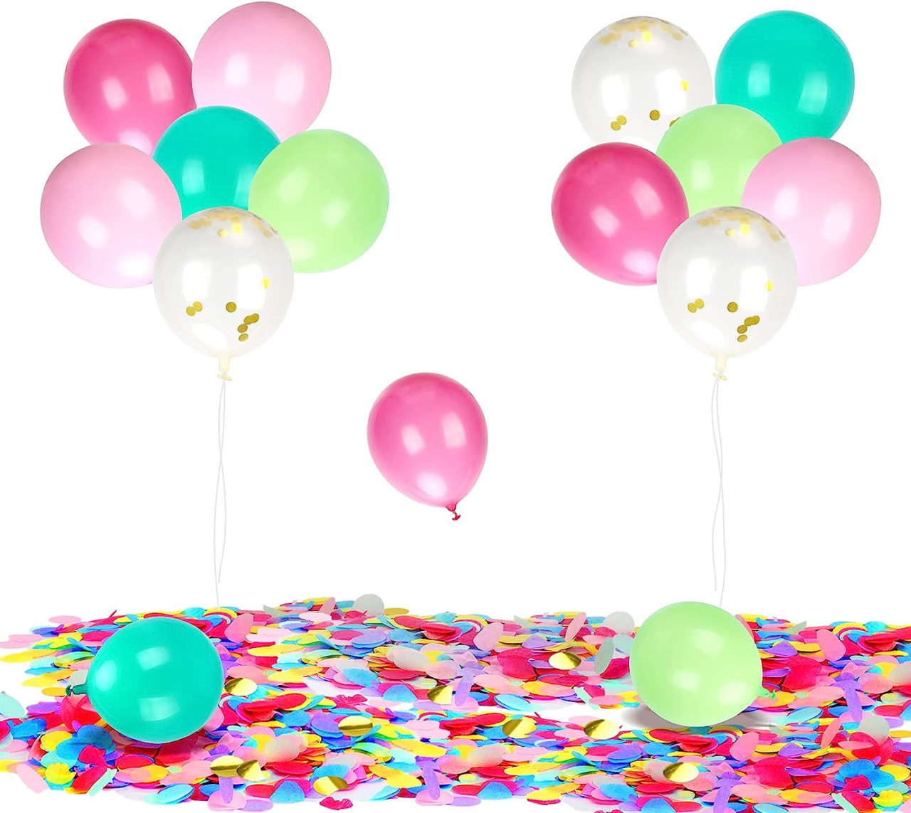 Set 20 de baloane pentru petrecere LETRAN, latex, multicolor, 30 cm Accesorii Accesorii pentru petreceri