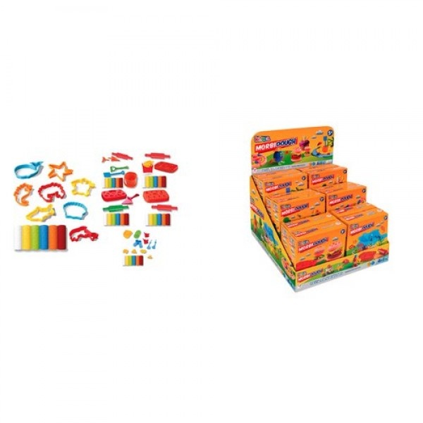 Set 6 piese plastilina cu forme Globo