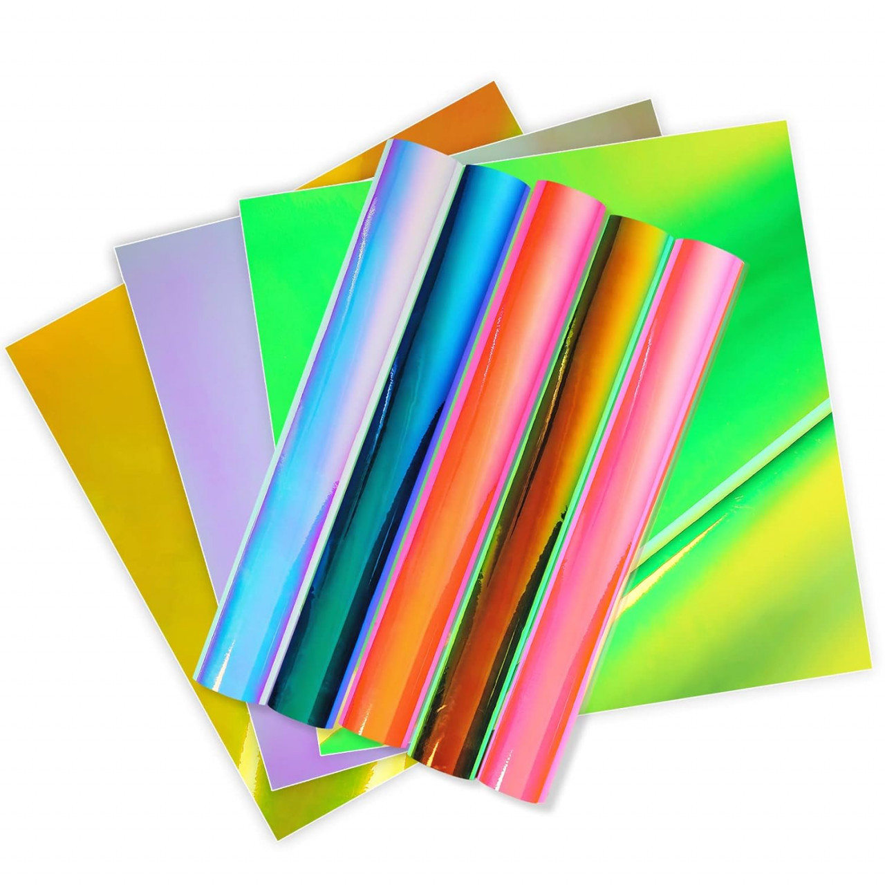 Set 8 foi pentru decorare IModeur, vinil. multicolor, 30,45 x 30,45 cm
