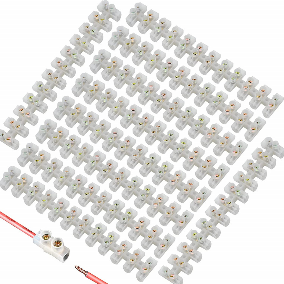 Set de 10 blocuri conector electric Aprilye, cupru/PP, 30 A, 16 mm, 380 V