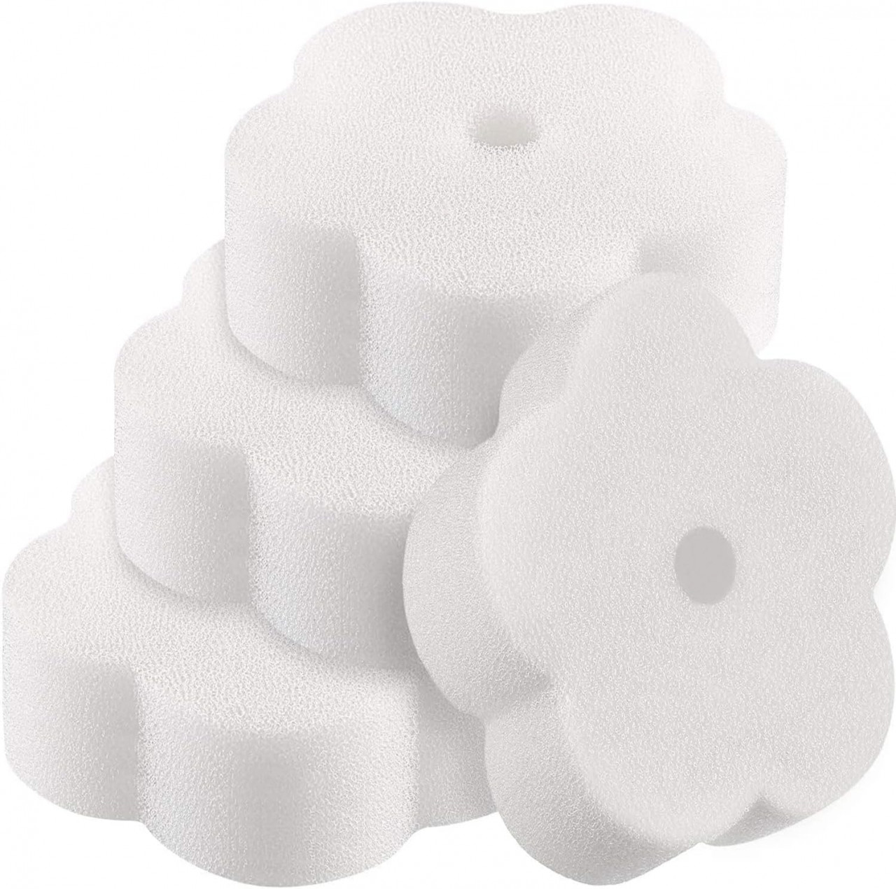 Set de 16 bureti de filtrare pentru cada cu hidromasaj LATRAT, alb, 8,2 x 3 cm 82 Accesorii pentru baie