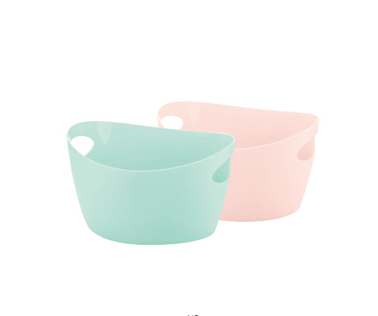 Set de 2 cosuri Bottichelli II, plastic, 19 x 15 x 23 cm Accesorii