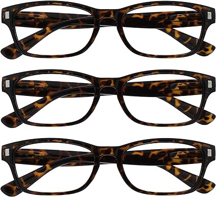 Set de 3 perechi de ochelari de vedere Opulize, maro, marimea +1.0