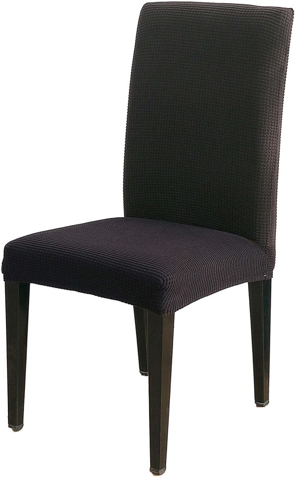 Set de 4 huse pentru scaune Shinesky, negru, poliester, 45 – 55 cm / 60-65 cm Huse de protecție 2023-09-25