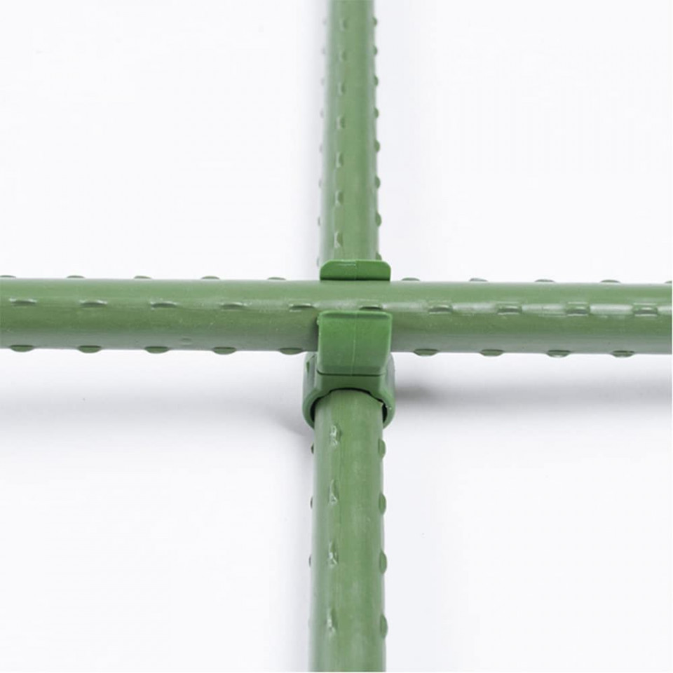 Poze Set de 50 conectori pentru tomate Miiooan, PP, verde, 11mm